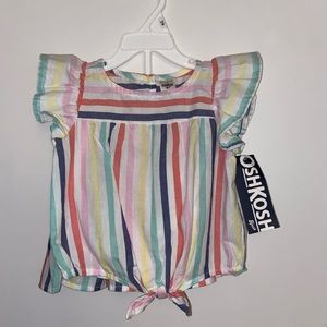 Oshkosh 2 piece Ruffle sleeve/skort set